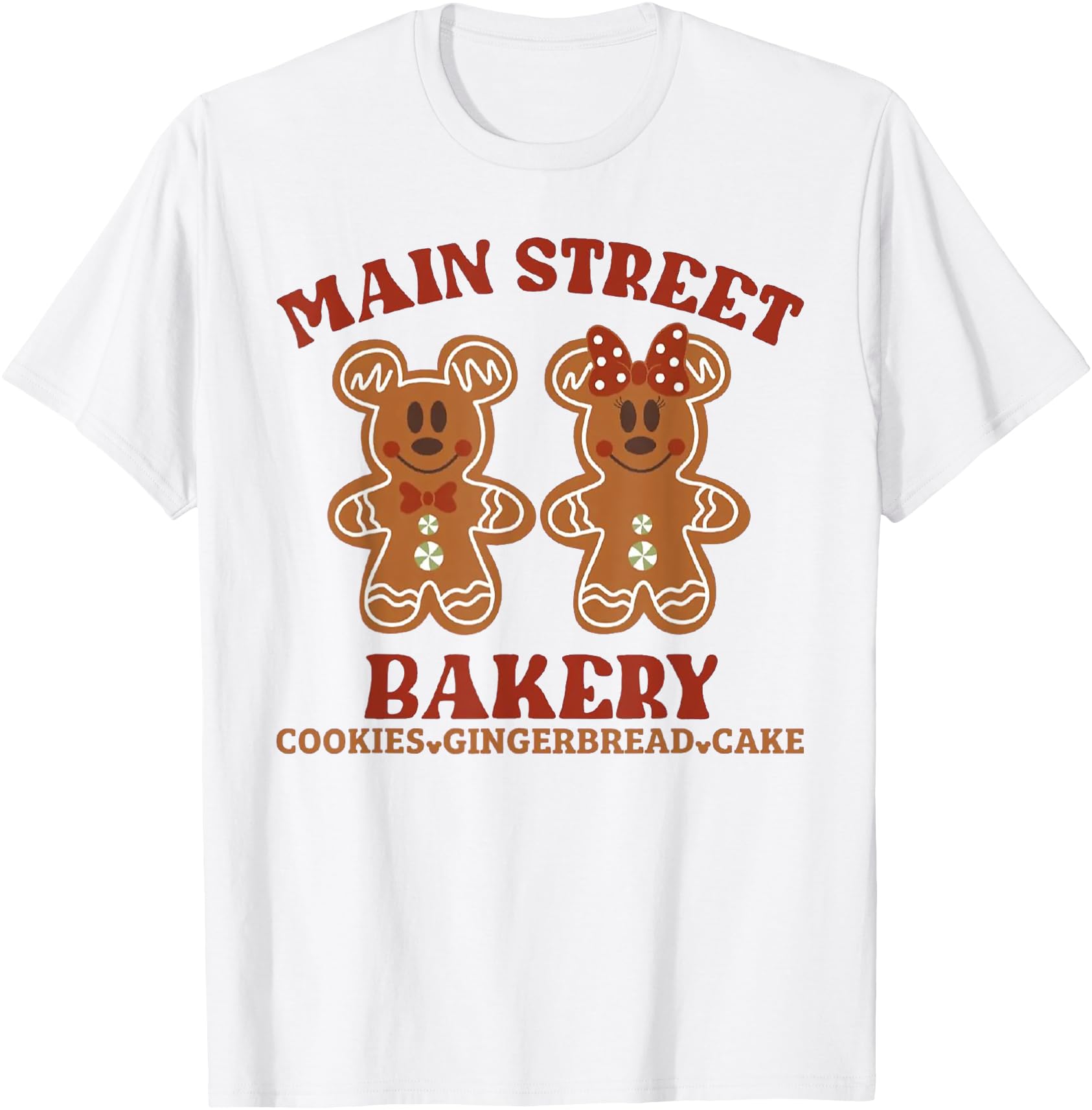Authentic Main Street Bakery T-Shirt - Casual Everyday Wear Men Women